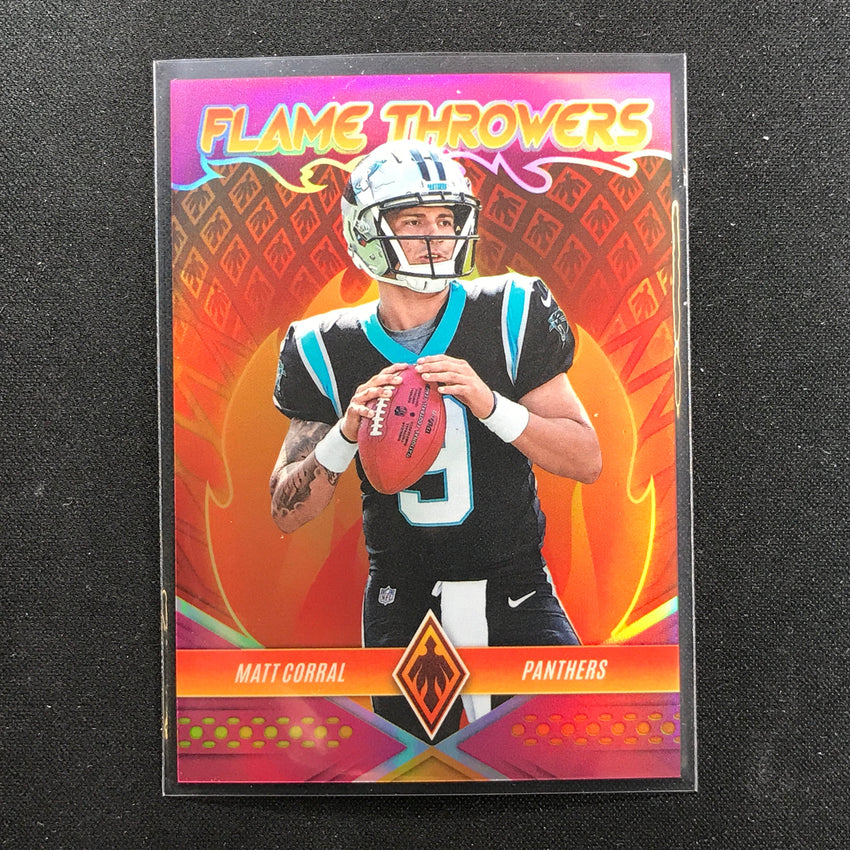 2022 Phoenix Matt Corral Rookie Flame Throwers Pink /175