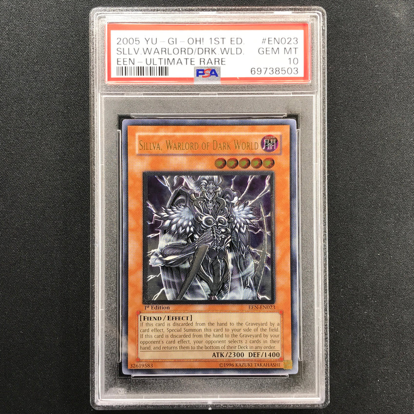 PSA 10 Sillva, Warlord of Dark World - EEN-EN023 - Ultimate Rare 1st Edition 503