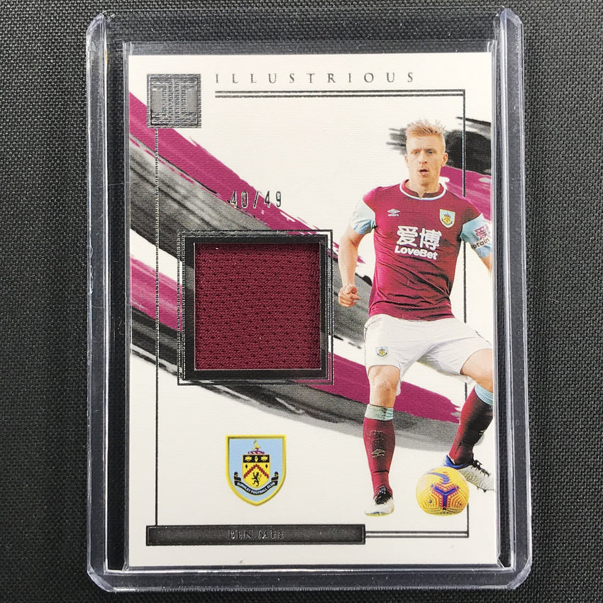 2020-21 Impeccable Epl Ben Mee Illustrious Memorablia Jersey 40/49