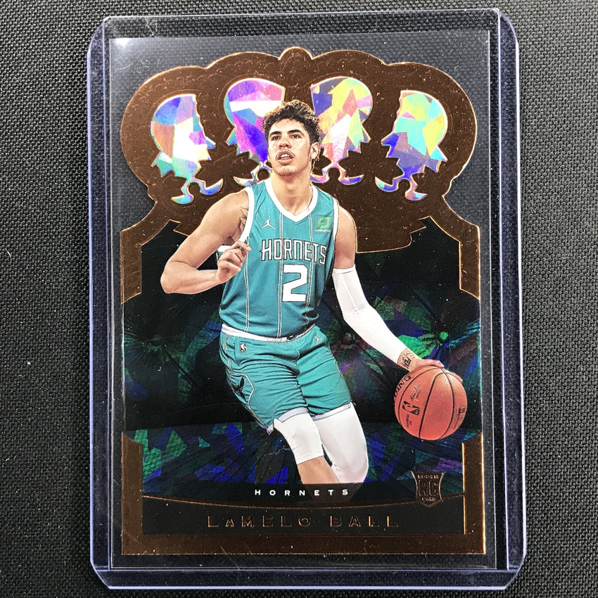 2020-21 Crown Royale Lamelo Ball Base Rookie Crystal No 79
