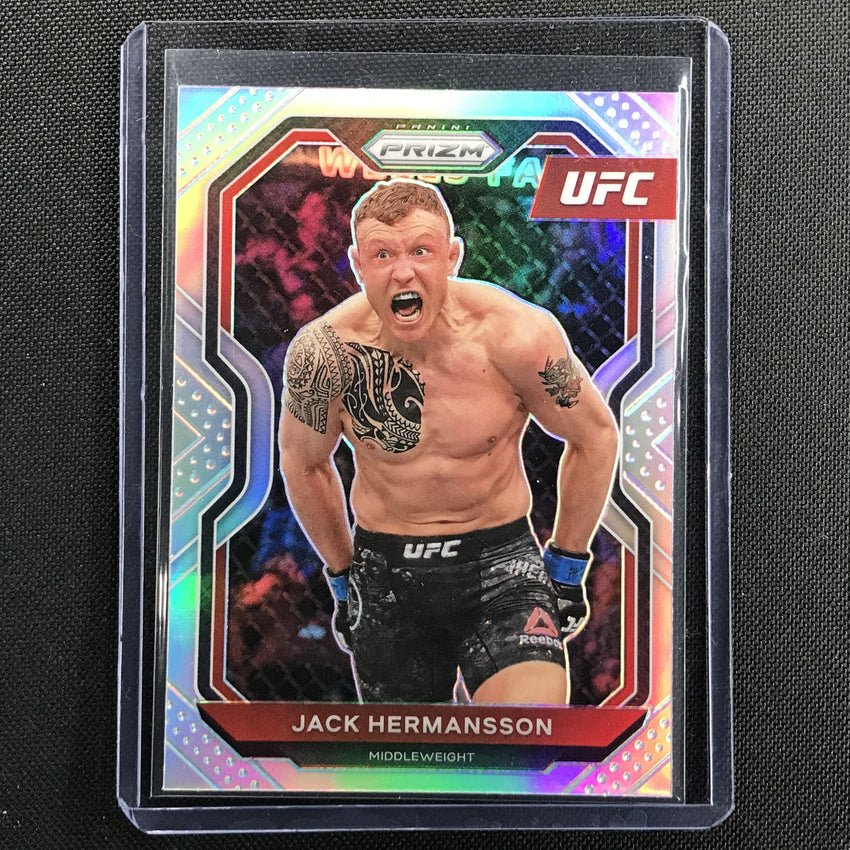 2021 Prizm Jack Hermansson Vertical Silver No 24