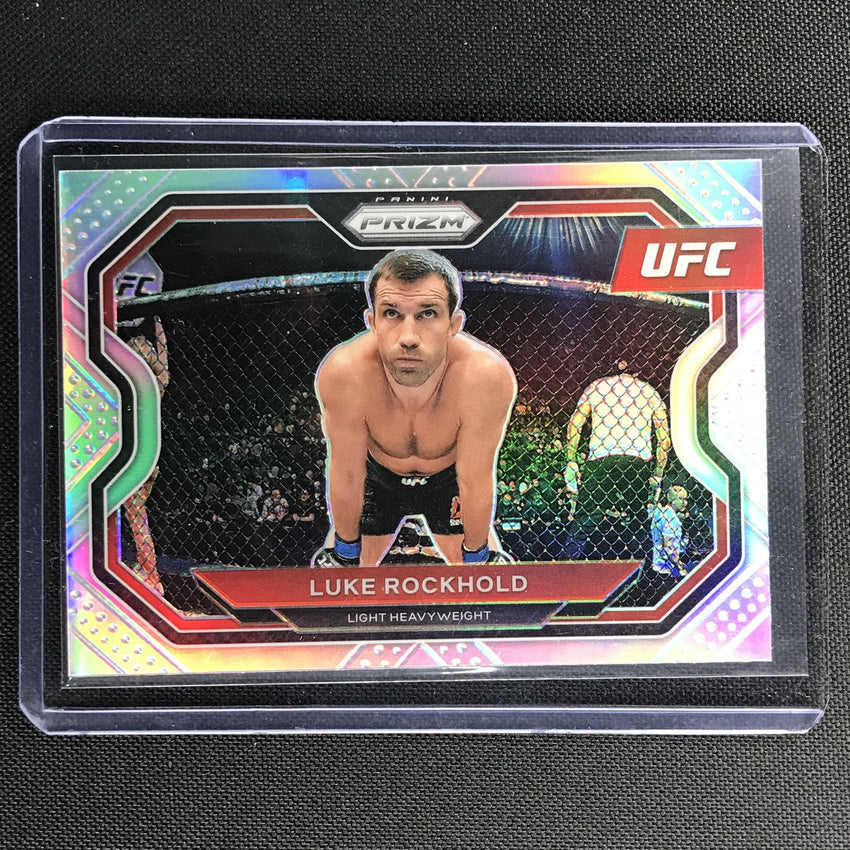 2021 Prizm Luke Rockhold Horizontal Silver No 113