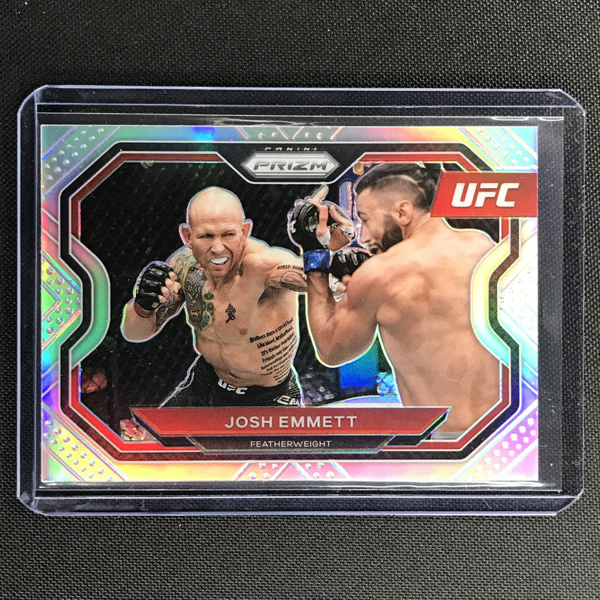 2021 Prizm Josh Emmett Horizontal Silver No 121