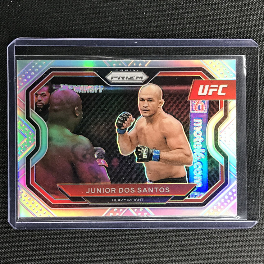 2021 Prizm Junior Dos Santos Horizontal Silver No 131