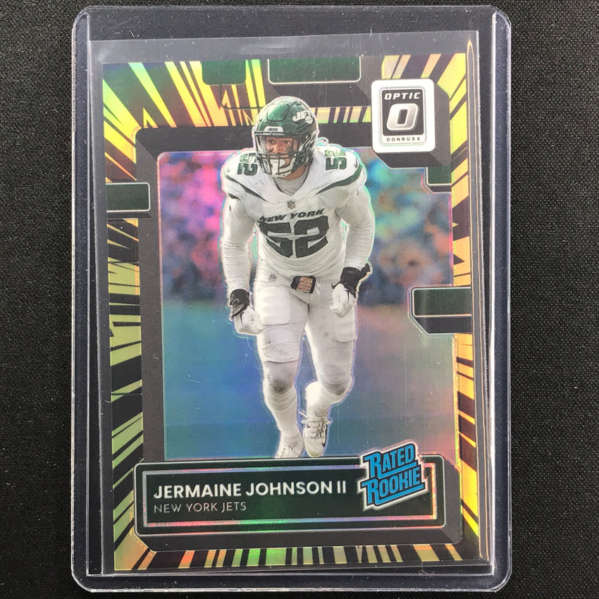 2022 Donruss Optic Jermaine Johnson Ii Rated Rookie Electricity 40/65