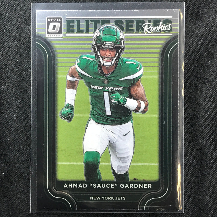 2022 Donruss Optic Ahmad Sauce Gardner Elite Series Rookies Base No 20