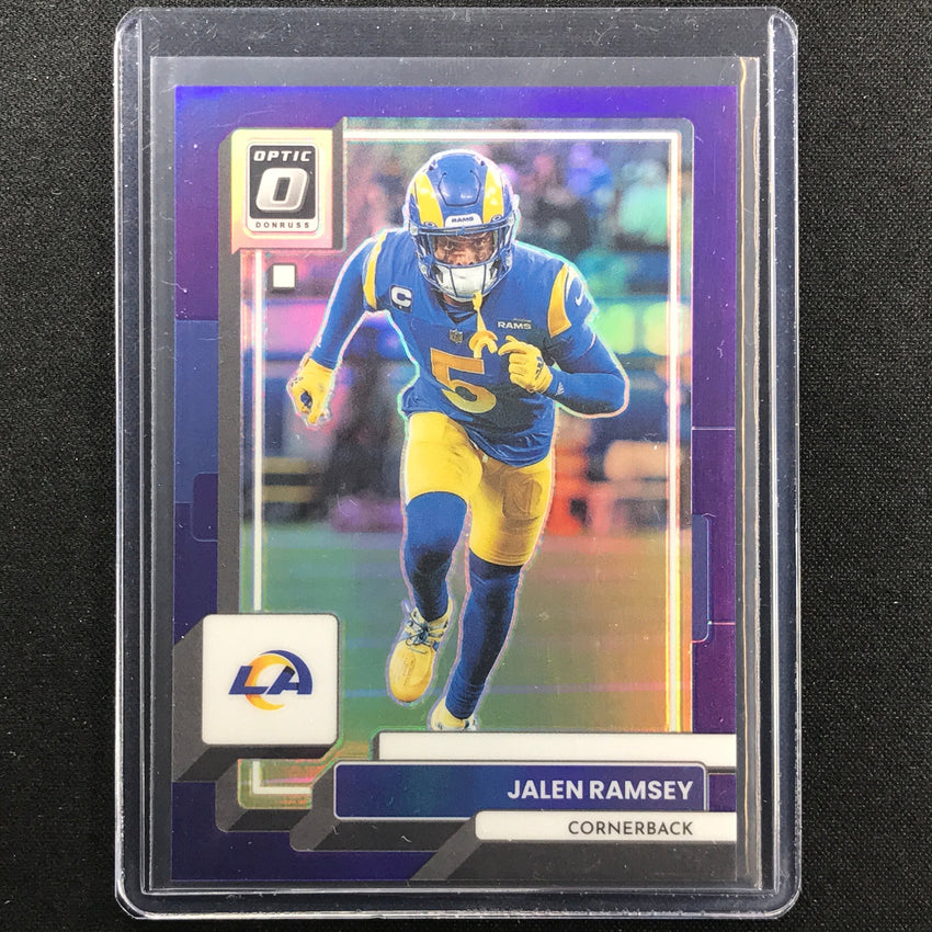 2022 Donruss Optic Jalen Ramsey Purple 3/50