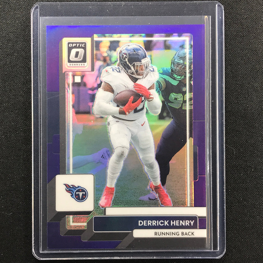 2022 Donruss Optic Derrick Henry Purple 14/50
