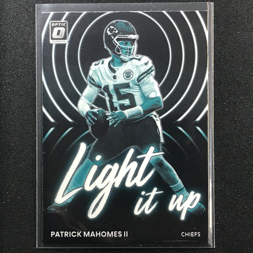 2022 Donruss Optic Patrick Mahomes Ii Light It Up Base No 2