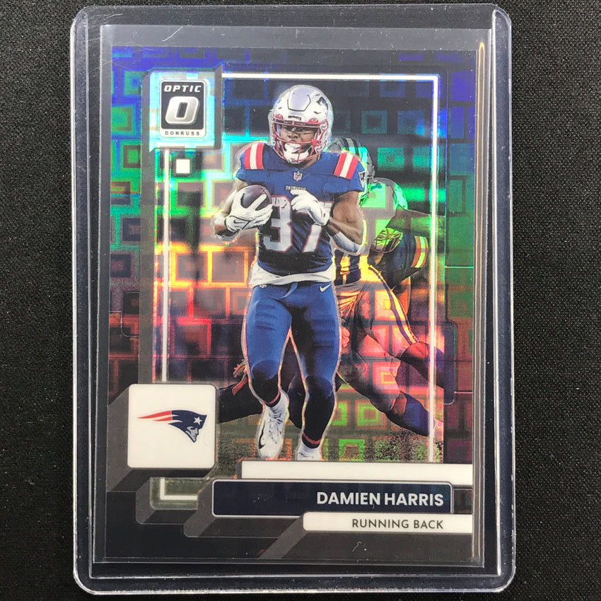 2022 Donruss Optic Damien Harris Black Pandora 22/25