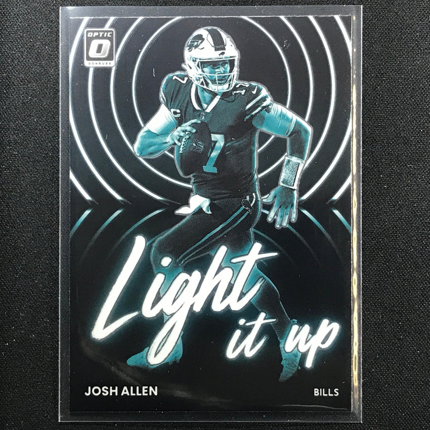 2022 Donruss Optic Josh Allen Light It Up Base No 3