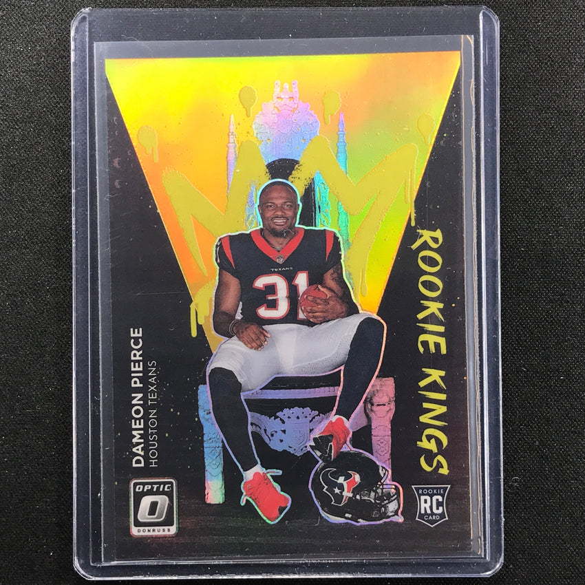 2022 Donruss Optic Dameon Pierce Rookie Kings Gold Prizm 7/10
