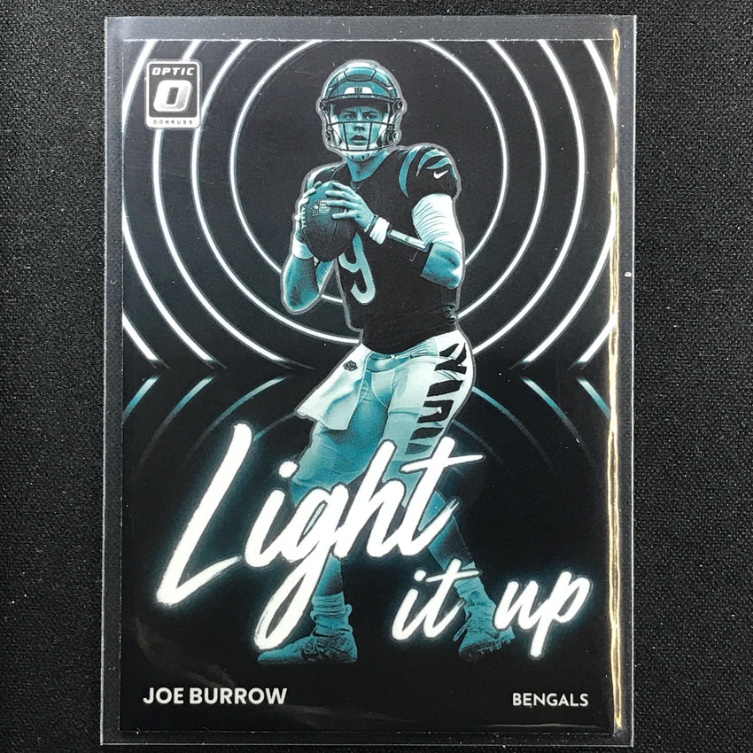 2022 Donruss Optic Joe Burrow Light It Up Base No 5