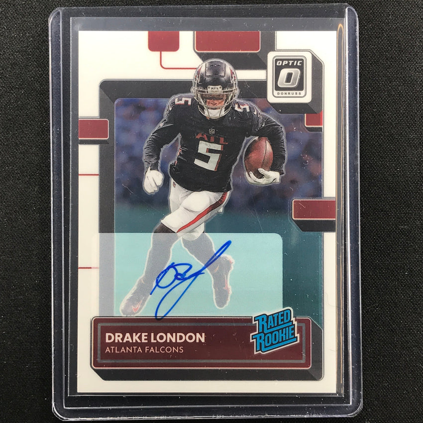 2022 Donruss Optic Drake London Rated Rookie Rps Auto Base 23/150