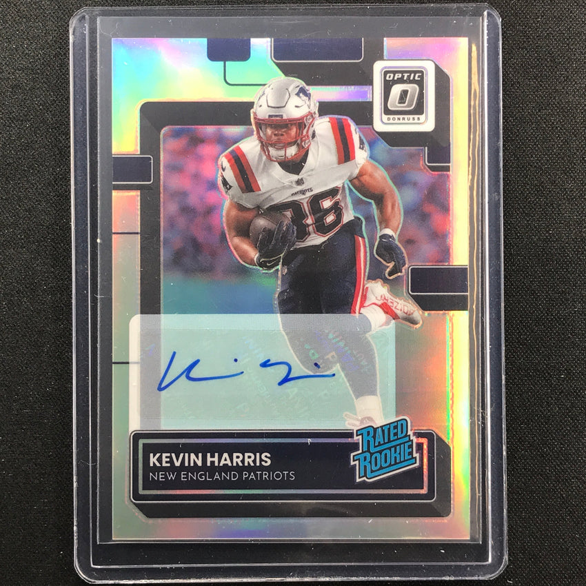 2022 Donruss Optic Kevin Harris Rated Rookie Auto Holo Silver 96/125