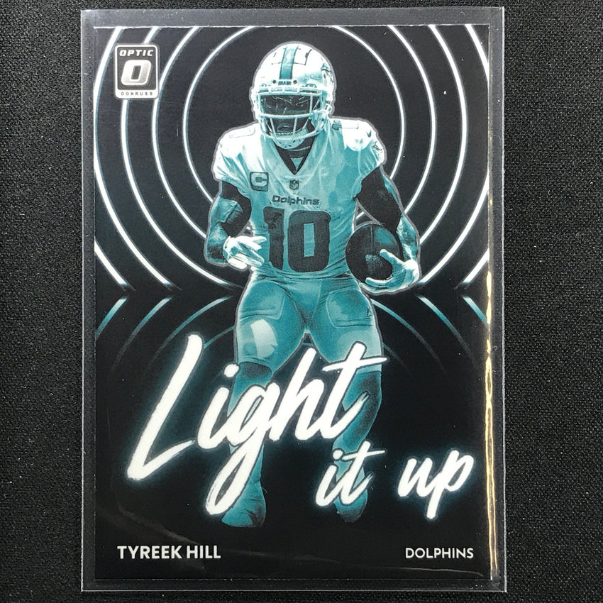 2022 Donruss Optic Tyreek Hill Light It Up Base No 7