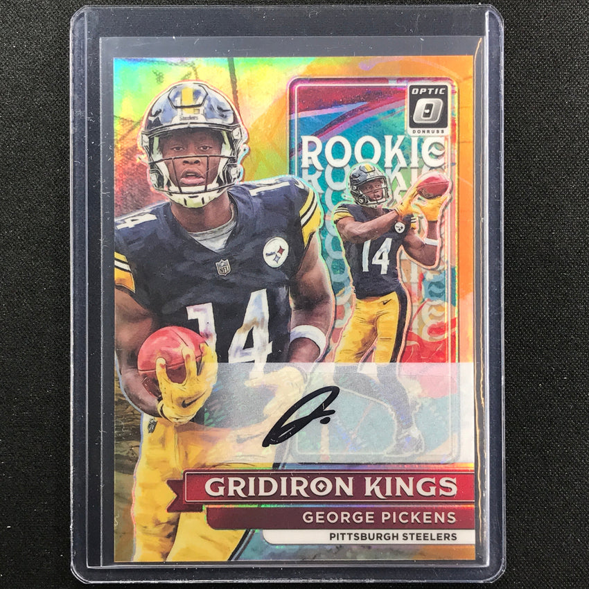 2022 Donruss Optic George Pickens Rookie Gridiron Kings Auto Holo Silver 45/99