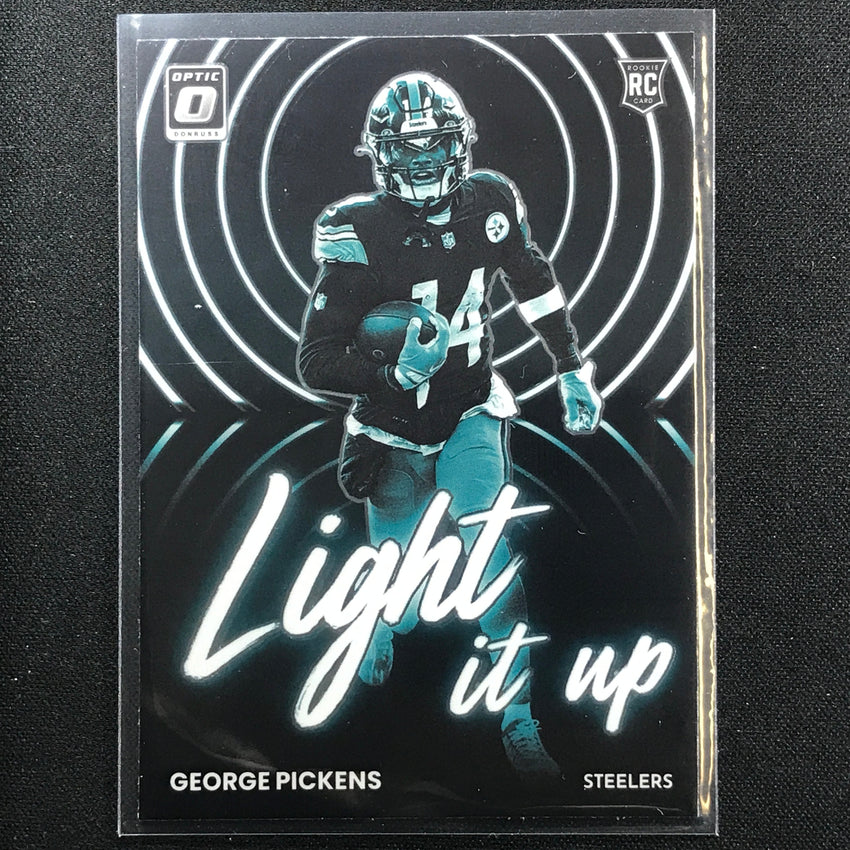 2022 Donruss Optic GEORGE PICKENS Light It Up Rookie Base #15
