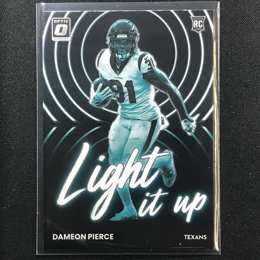 2022 Donruss Optic DAMEON PIERCE Light It Up Rookie Base #18