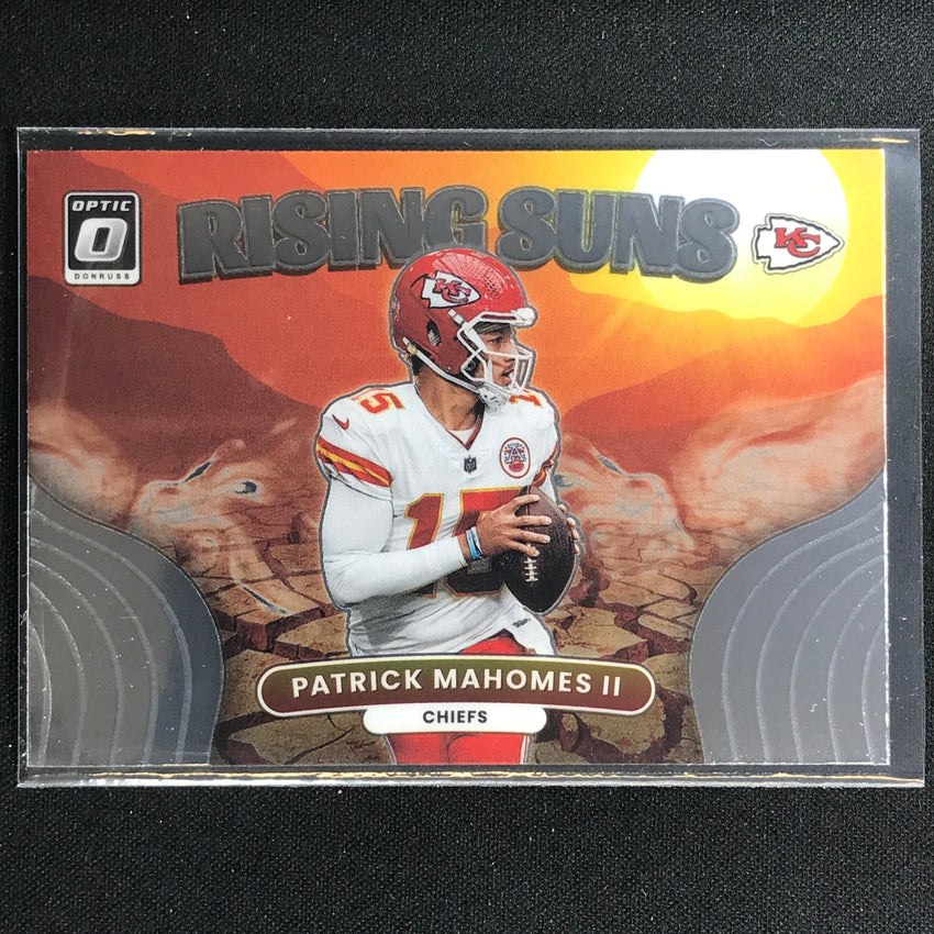2022 Donruss Optic Patrick Mahomes Ii Rising Suns Base No 1