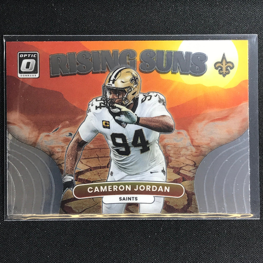 2022 Donruss Optic CAMERON JORDAN Rising Suns Base #9
