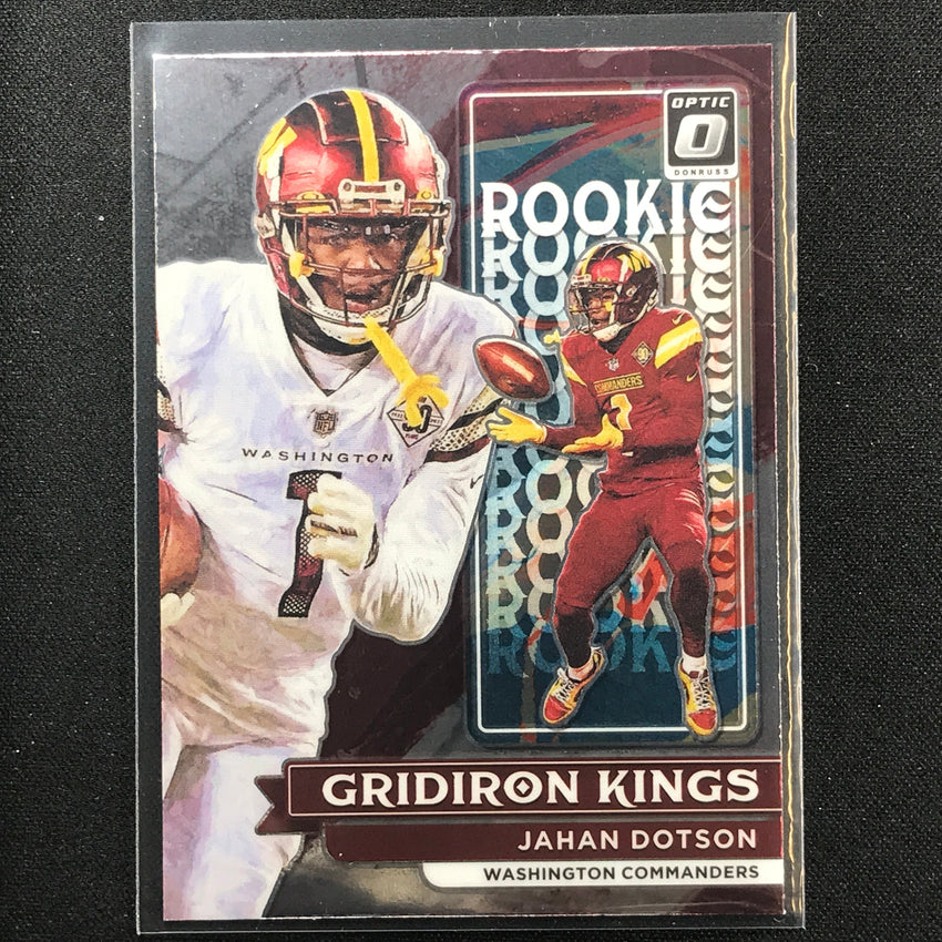 2022 Donruss Optic JAHAN DOTSON Rookie Gridiron Kings Base #13