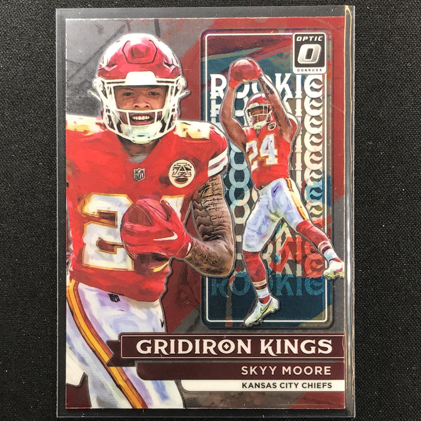 2022 Donruss Optic SKYY MOORE Rookie Gridiron Kings Base #16