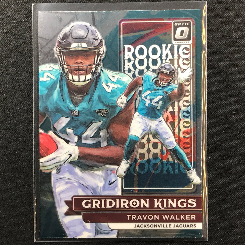 2022 Donruss Optic TRAVON WALKER Rookie Gridiron Kings Base #17