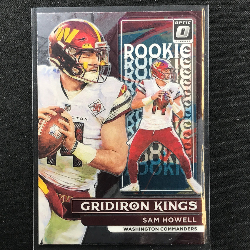 2022 Donruss Optic SAM HOWELL Rookie Gridiron Kings Base #19