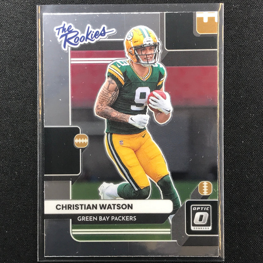 2022 Donruss Optic CHRISTIAN WATSON The Rookies Base #15