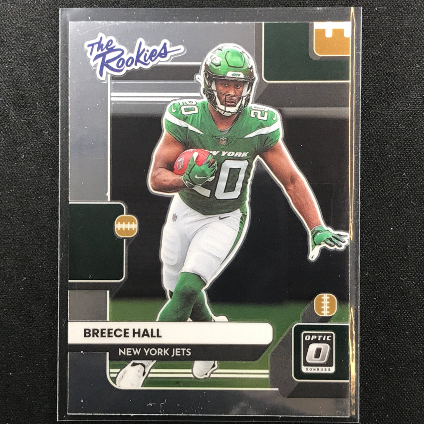 2022 Donruss Optic Breece Hall The Rookies Base No 17