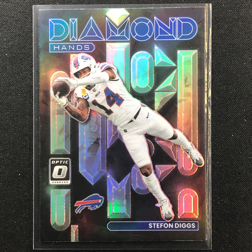 2022 Donruss Optic STEFON DIGGS Diamond Hands Holo Silver #4