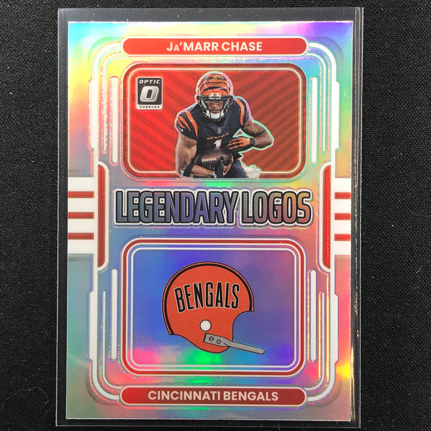 2022 Donruss Optic Jamarr Chase Legendary Logos Holo Silver No 7
