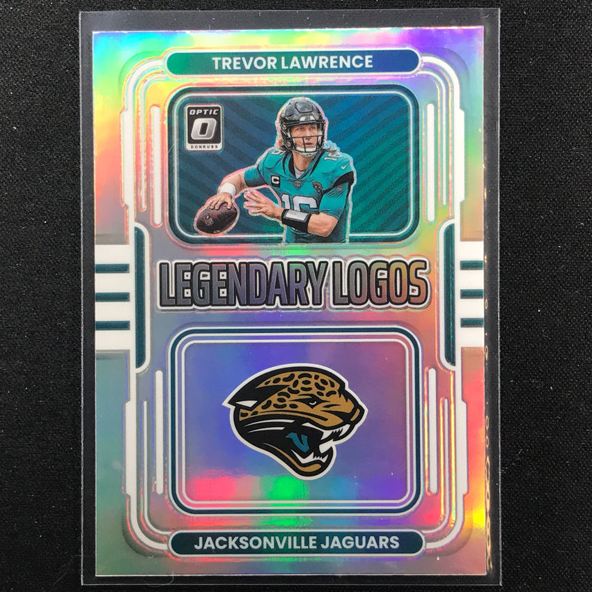 2022 Donruss Optic Trevor Lawrence Legendary Logos Holo Silver No 16