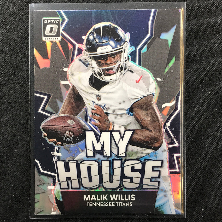 2022 Donruss Optic MALIK WILLIS Rookie My House Holo Silver #3