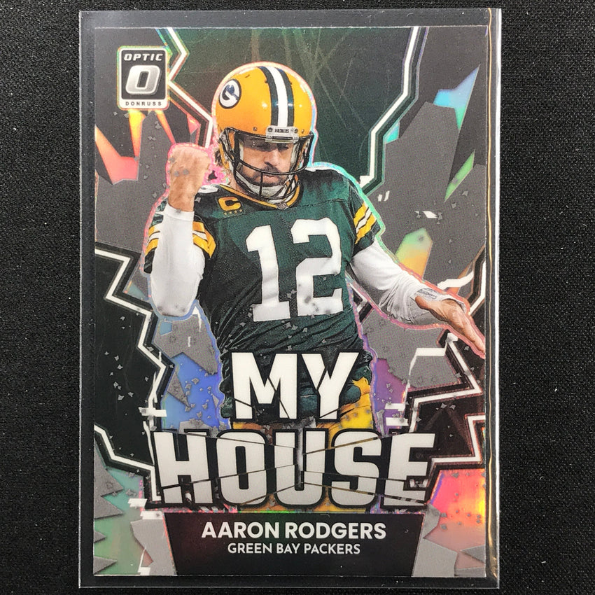 2022 Donruss Optic AARON RODGERS My House Holo Silver #5