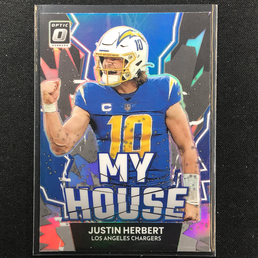 2022 Donruss Optic JUSTIN HERBERT My House Holo Silver #11