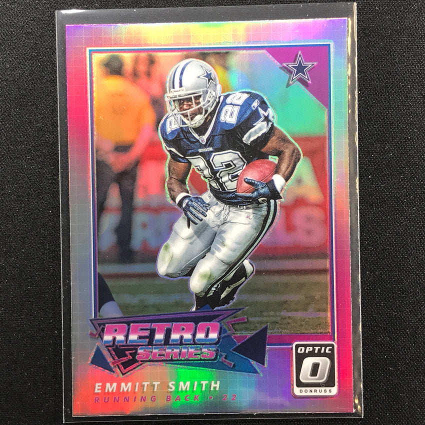 2022 Donruss Optic EMMITT SMITH Retro Series Holo Silver #1