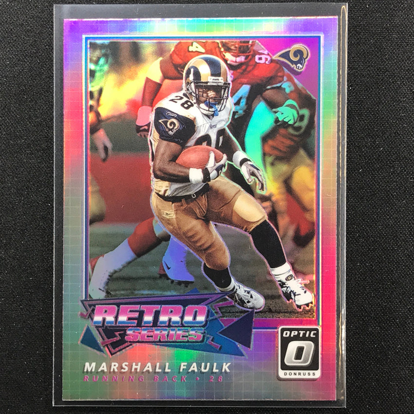 2022 Donruss Optic MARSHALL FAULK Retro Series Holo Silver #8