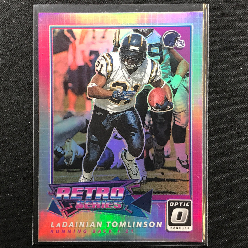 2022 Donruss Optic LADAINIAN TOMLINSON Retro Series Holo Silver #16