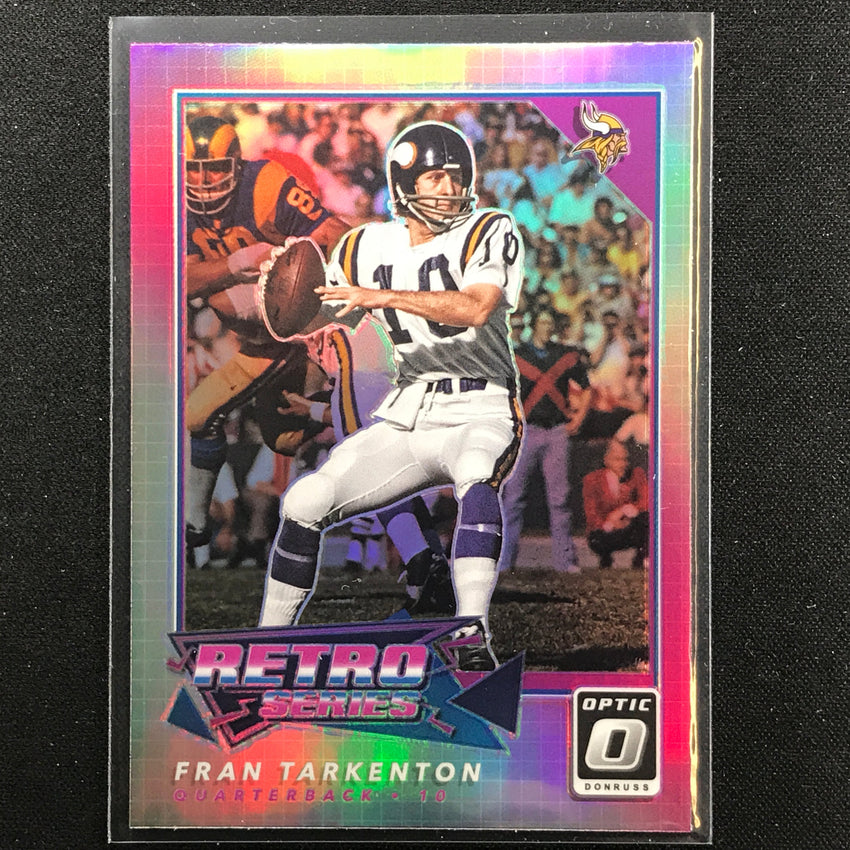 2022 Donruss Optic Fran Tarkenton Retro Series Holo Silver No 18