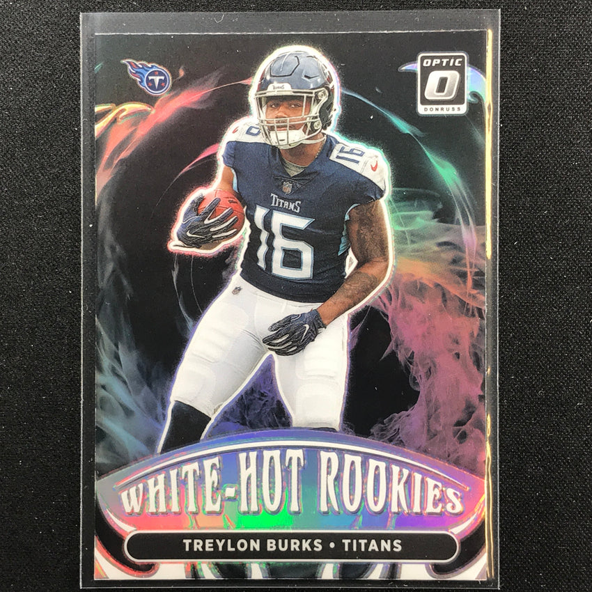 2022 Donruss Optic TREYLON BURKS White-Hot Rookies Holo Silver #5