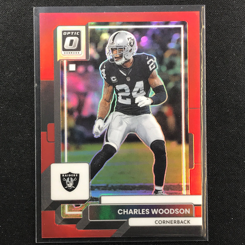 2022 Donruss Optic Charles Woodson Red 69/99