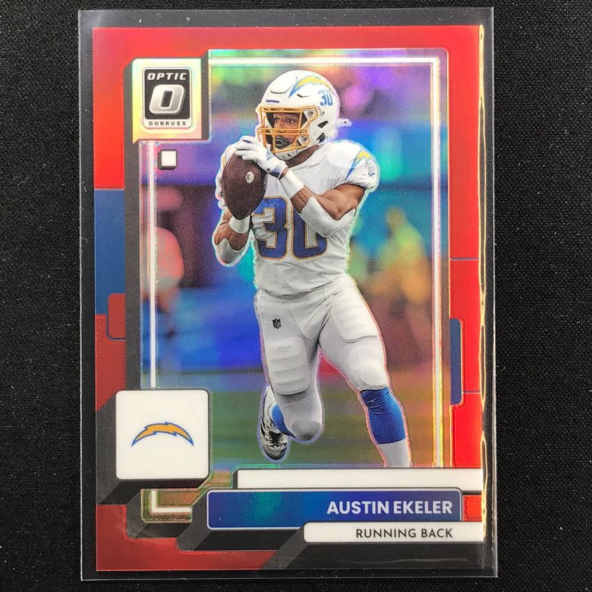 2022 Donruss Optic Austin Ekeler Red 80/99