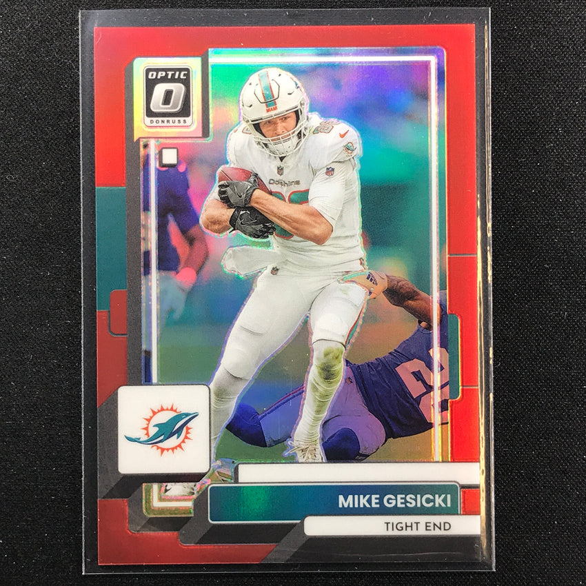 2022 Donruss Optic Mike Gesicki Red 13/99