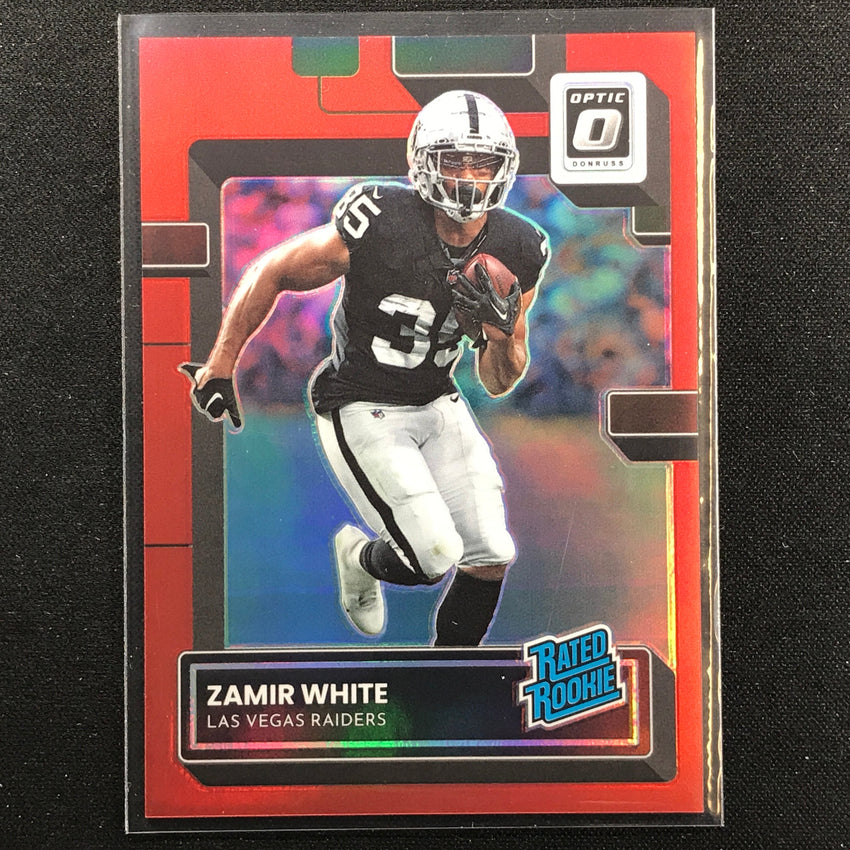 2022 Donruss Optic Zamir White Rated Rookie Red 7/99