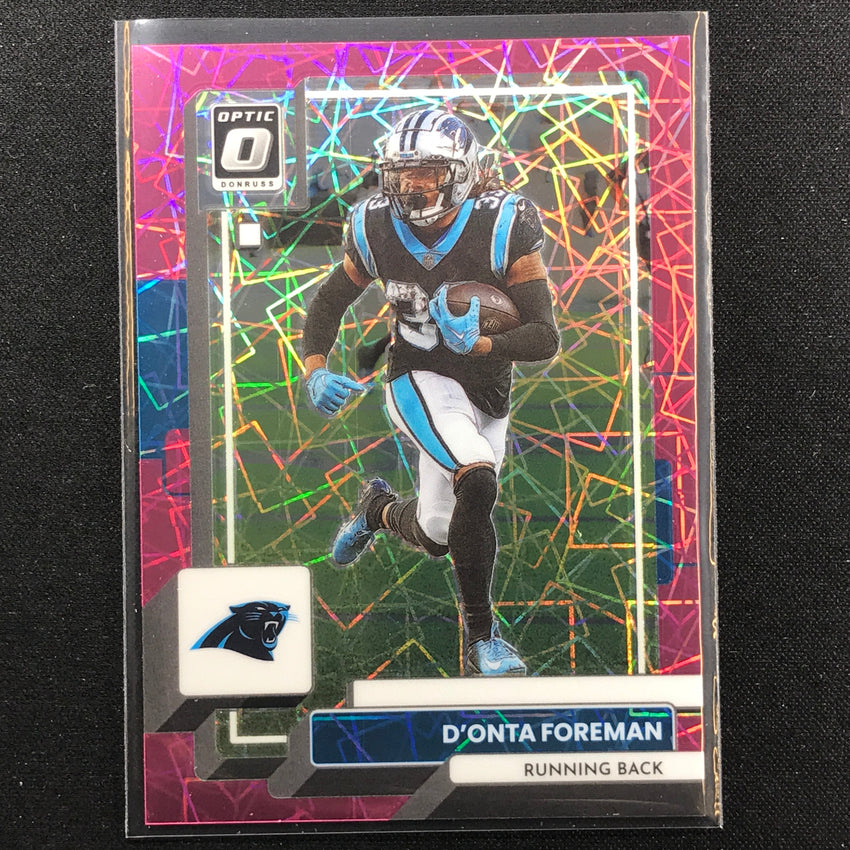 2022 Donruss Optic Donta Foreman Pink Velocity 8/79