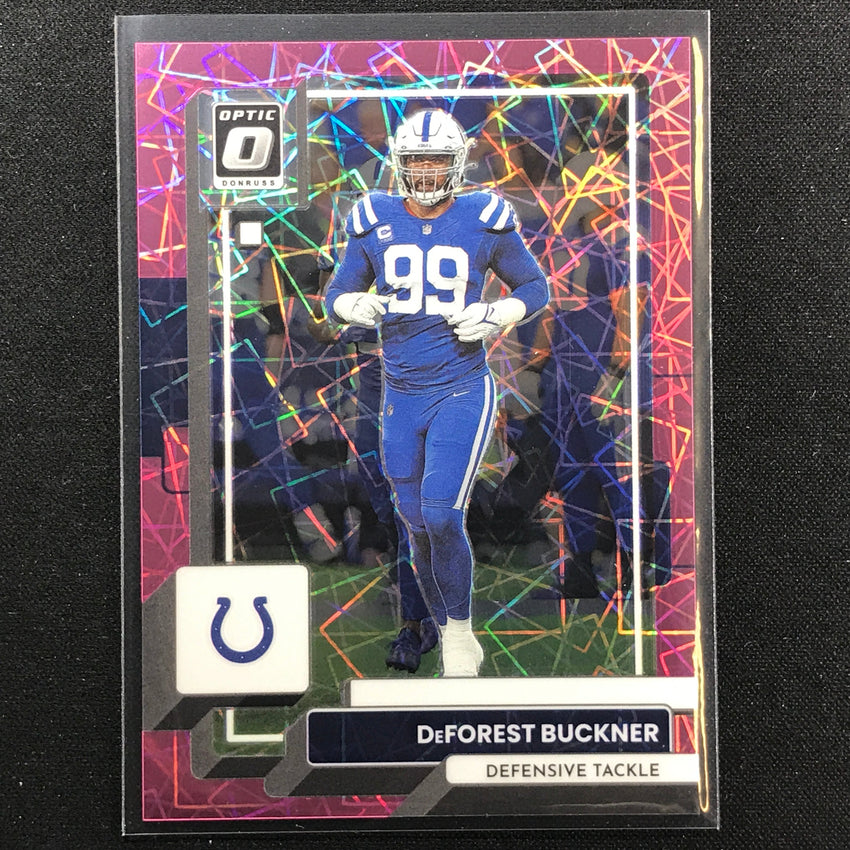 2022 Donruss Optic Deforest Buckner Pink Velocity 52/79