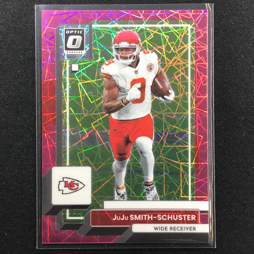2022 Donruss Optic Juju Smith-schuster Pink Velocity 66/79
