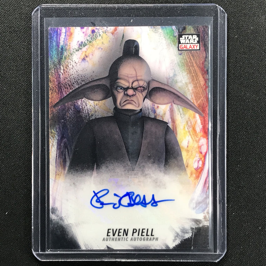 2021 Star Wars Galaxy Chrome Blair Bess As Even Piell Auto No Bb B